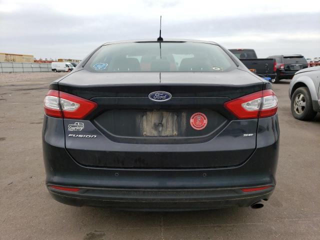 3FA6P0H76GR215213 - 2016 FORD FUSION SE BLACK photo 6