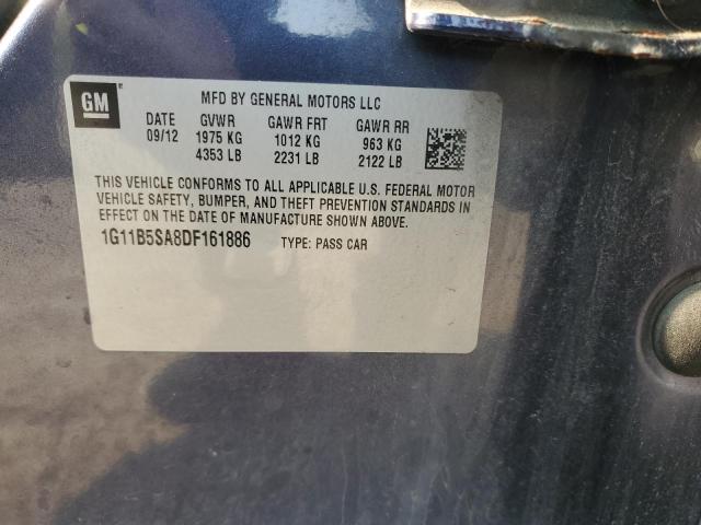 1G11B5SA8DF161886 - 2013 CHEVROLET MALIBU LS 蓝色 照片 12