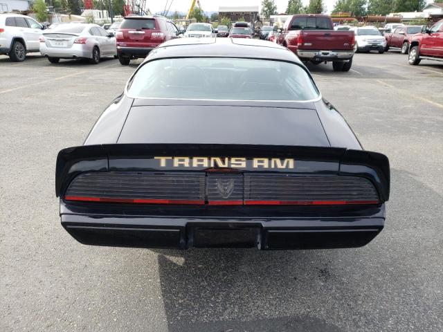 2W87WAL148762 - 1980 PONTIAC TRANSAM BLACK photo 6