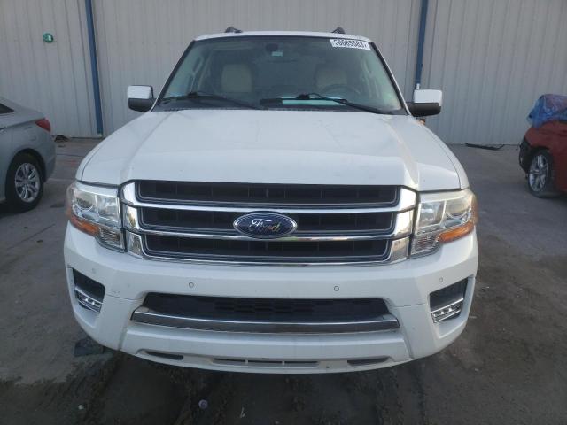 1FMJU1KT1FEF06322 - 2015 FORD EXPEDITION LIMITED WHITE photo 5