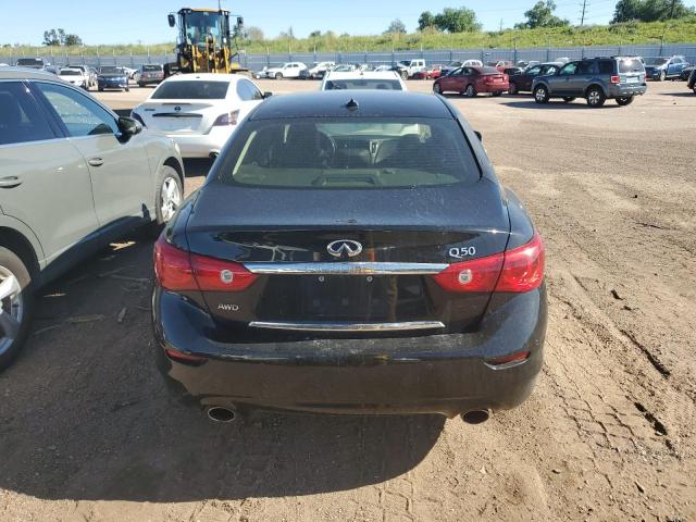 JN1BV7AR9FM401907 - 2015 INFINITI Q50 BASE BLACK photo 6