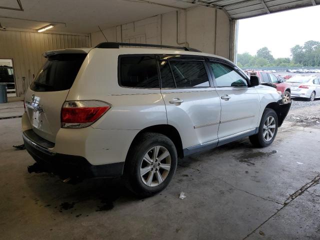 5TDZA3EH0CS024725 - 2012 TOYOTA HIGHLANDER BASE WHITE photo 3