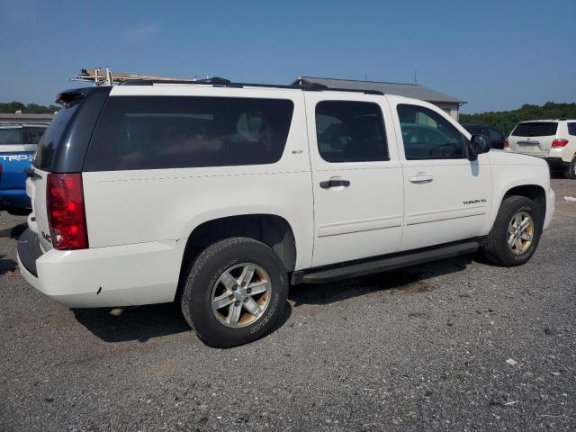 1GKUKKE35AR281384 - 2010 GMC YUKON XL K1500 SLT WHITE photo 3