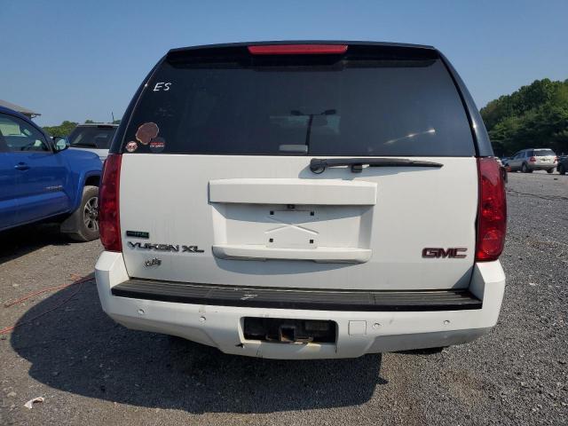 1GKUKKE35AR281384 - 2010 GMC YUKON XL K1500 SLT WHITE photo 6