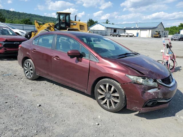 19XFB2F9XEE252861 - 2014 HONDA CIVIC EXL MAROON photo 4