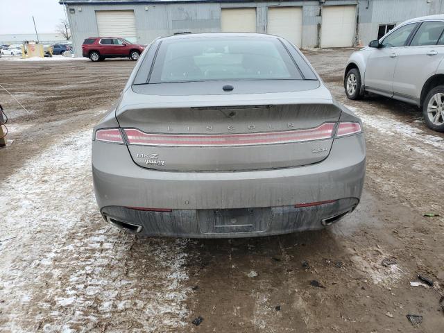 3LN6L2LU5GR623535 - 2016 LINCOLN MKZ HYBRID GRAY photo 6