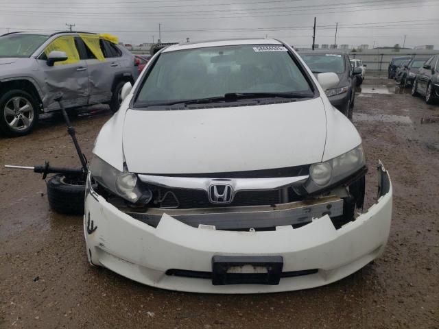 19XFA16959E028772 - 2009 HONDA CIVIC EXL WHITE photo 5