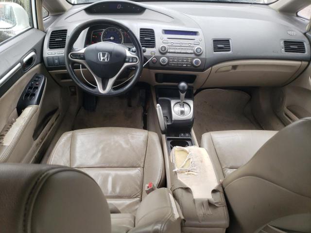 19XFA16959E028772 - 2009 HONDA CIVIC EXL WHITE photo 8