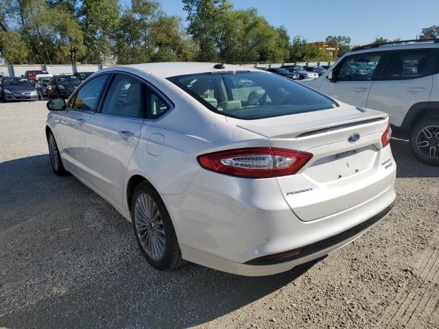 3FA6P0RU6ER356798 - 2014 FORD FUSION TITANIUM HEV WHITE photo 3