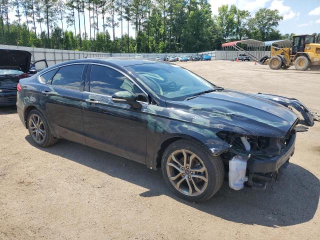 3FA6P0CD5KR264537 - 2019 FORD FUSION SEL BLACK photo 4