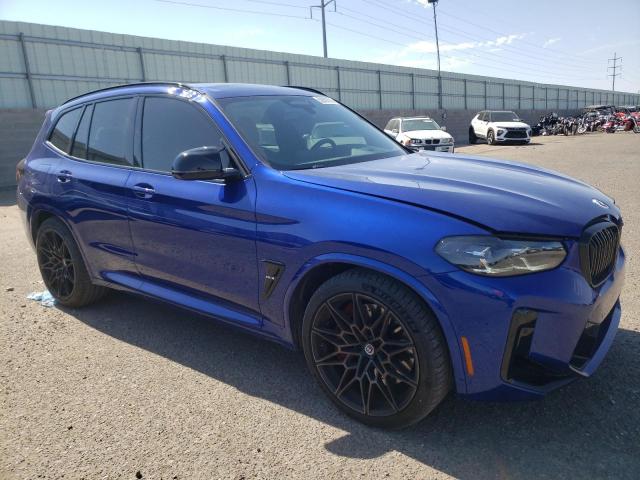 5YM13EC06P9R49666 - 2023 BMW X3 M BLUE photo 4