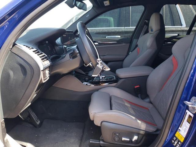 5YM13EC06P9R49666 - 2023 BMW X3 M BLUE photo 7
