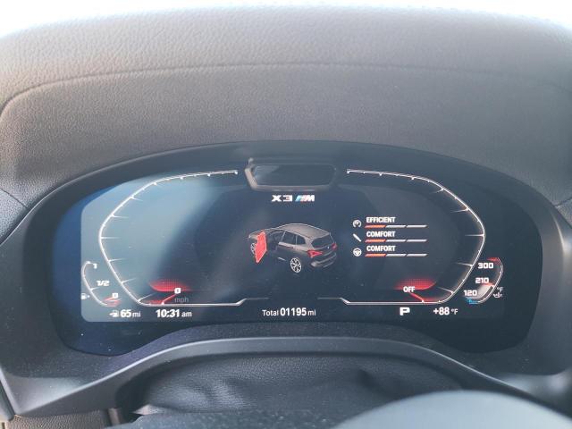 5YM13EC06P9R49666 - 2023 BMW X3 M BLUE photo 9