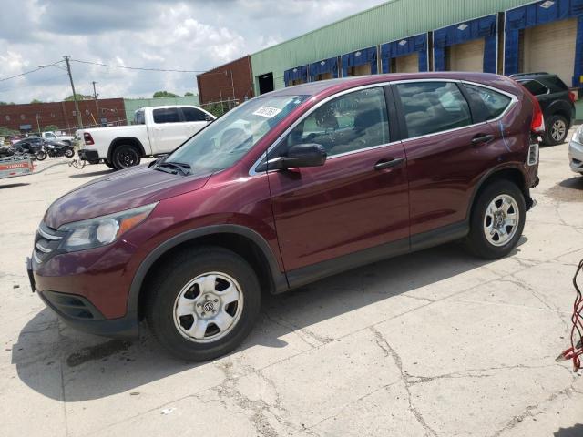 5J6RM4H3XEL072132 - 2014 HONDA CR-V LX MAROON photo 1