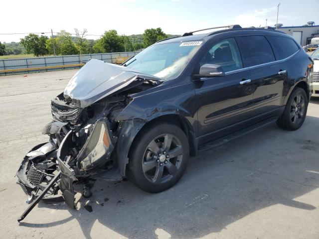 1GNKRHKD6HJ222147 - 2017 CHEVROLET TRAVERSE LT BLACK photo 1