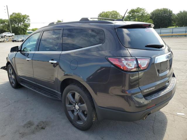 1GNKRHKD6HJ222147 - 2017 CHEVROLET TRAVERSE LT BLACK photo 2