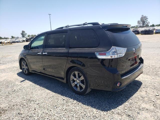 5TDXK3DC8GS698394 - 2016 TOYOTA SIENNA SE BLACK photo 2