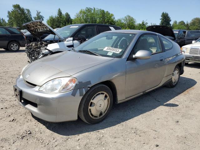 JHMZE147X4T000399 - 2004 HONDA INSIGHT SILVER photo 1