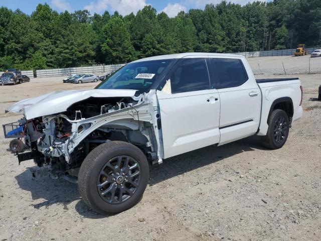 5TFNA5AB3NX006633 - 2022 TOYOTA TUNDRA CREWMAX PLATINUM WHITE photo 1