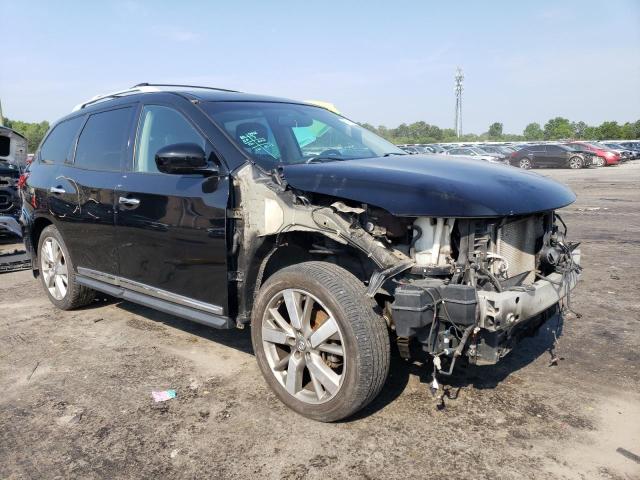 5N1AR2MM8EC673610 - 2014 NISSAN PATHFINDER S BLACK photo 4