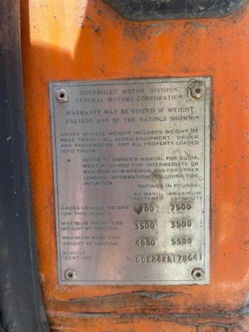 CCE242A178641 - 1972 CHEVROLET PICK UP ORANGE photo 10
