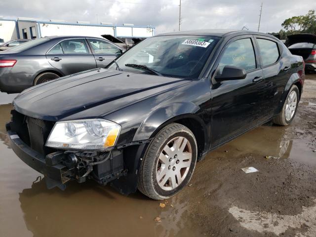 1B3BD4FB6BN609159 - 2011 DODGE AVENGER EXPRESS BLACK photo 1