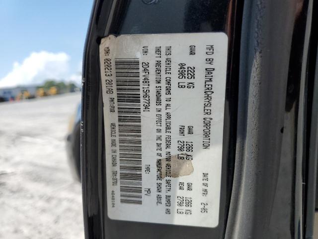 2D4FV48T15H677341 - 2005 DODGE MAGNUM SE BLACK photo 12