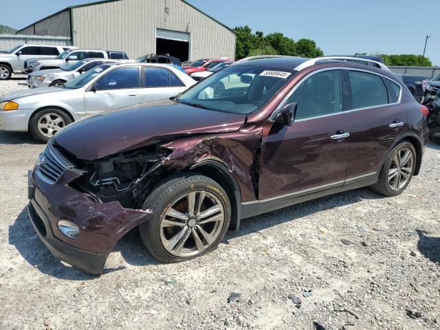 JN1AJ0HR9CM453490 - 2012 INFINITI EX35 BASE MAROON photo 1