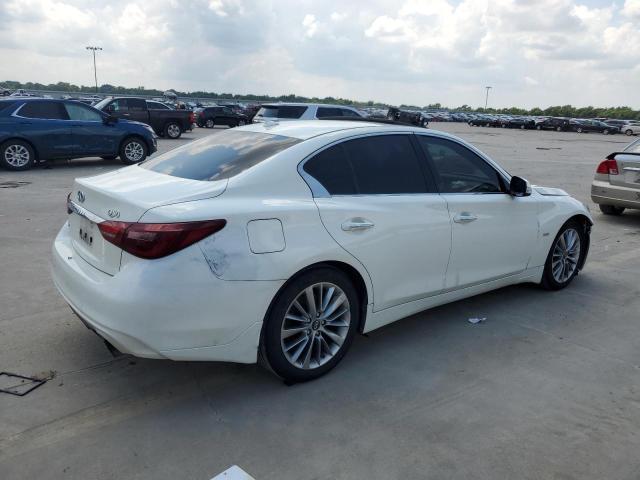 JN1EV7AR4JM430513 - 2018 INFINITI Q50 LUXE WHITE photo 3