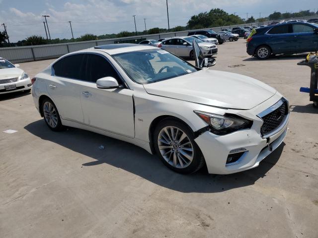 JN1EV7AR4JM430513 - 2018 INFINITI Q50 LUXE WHITE photo 4