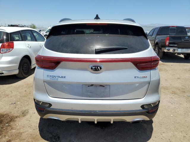 KNDPR3A64M7852289 - 2021 KIA SPORTAGE SX SILVER photo 6