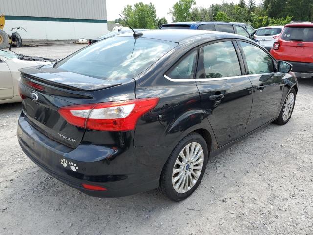 1FAHP3J29CL223453 - 2012 FORD FOCUS TITANIUM BLACK photo 3