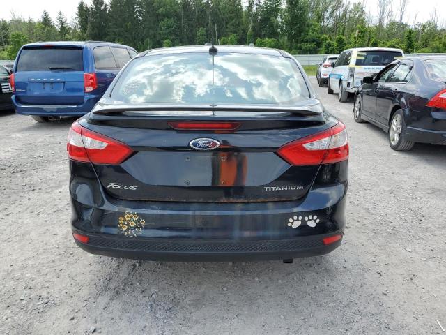 1FAHP3J29CL223453 - 2012 FORD FOCUS TITANIUM BLACK photo 6