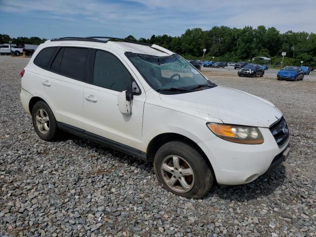 5NMSG13D37H018043 - 2007 HYUNDAI SANTA FE GLS WHITE photo 4