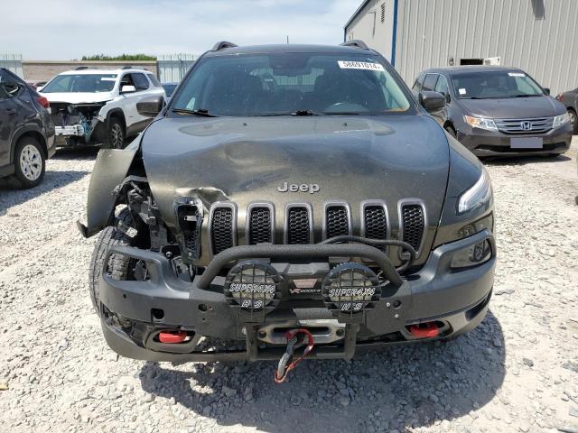 1C4PJMBSXEW310033 - 2014 JEEP CHEROKEE TRAILHAWK GREEN photo 5
