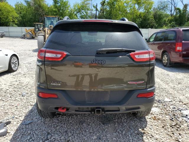 1C4PJMBSXEW310033 - 2014 JEEP CHEROKEE TRAILHAWK GREEN photo 6