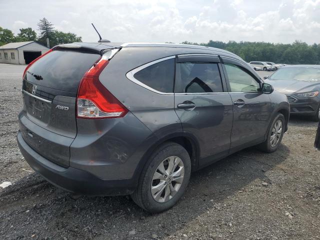 JHLRM4H79CC025487 - 2012 HONDA CR-V EXL GRAY photo 3