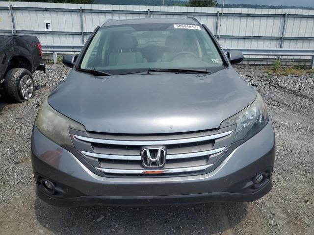 JHLRM4H79CC025487 - 2012 HONDA CR-V EXL GRAY photo 5