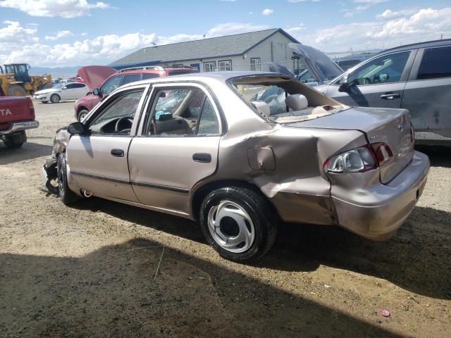 1NXBR12E1WZ077129 - 1998 TOYOTA COROLLA VE TAN photo 2