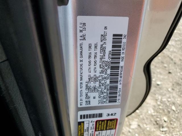 3TYRX5GNXMT009782 - 2021 TOYOTA TACOMA ACCESS CAB ნაცრისფერი ფოტო 12