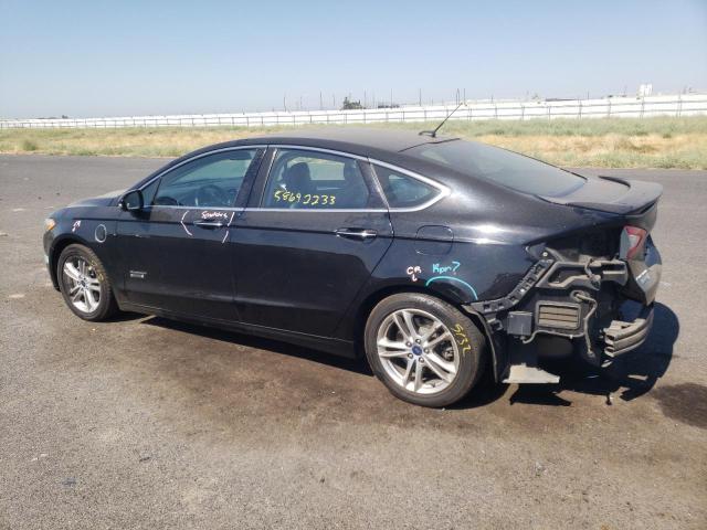 3FA6P0SU0GR125375 - 2016 FORD FUSION TITANIUM PHEV BLACK photo 2