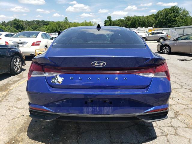 KMHLM4AG9MU122130 - 2021 HYUNDAI ELANTRA SEL BLUE photo 6