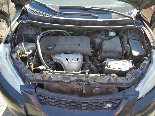2T1LE4EE4AC017966 - 2010 TOYOTA MATRIX S BLACK photo 11