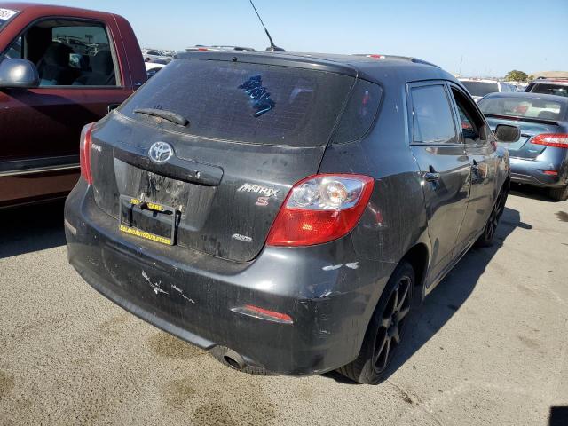 2T1LE4EE4AC017966 - 2010 TOYOTA MATRIX S BLACK photo 3