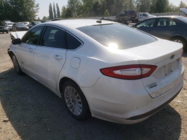 3FA6P0PU3GR387304 - 2016 FORD FUSION SE PHEV WHITE photo 2