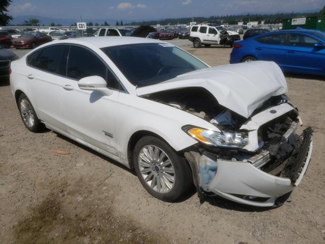 3FA6P0PU3GR387304 - 2016 FORD FUSION SE PHEV WHITE photo 4