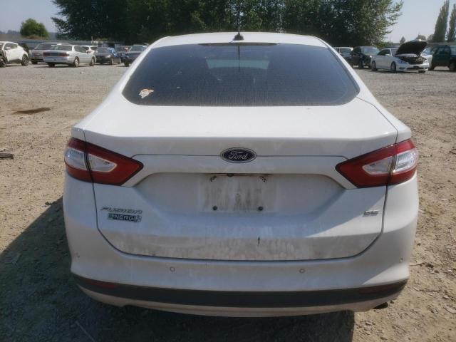 3FA6P0PU3GR387304 - 2016 FORD FUSION SE PHEV WHITE photo 6