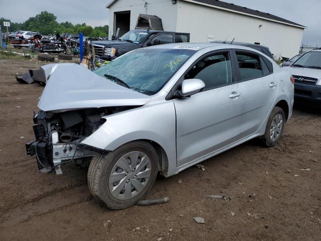 3KPA24AD3LE312011 - 2020 KIA RIO LX SILVER photo 1