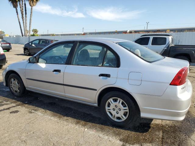 1HGES16374L001885 - 2004 HONDA CIVIC DX VP SILVER photo 2