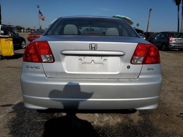 1HGES16374L001885 - 2004 HONDA CIVIC DX VP Gümüş foto 6